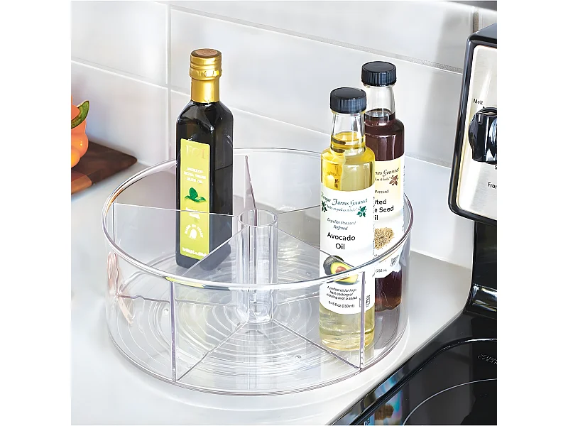 Plastic linus draaitafel met vakverdeling