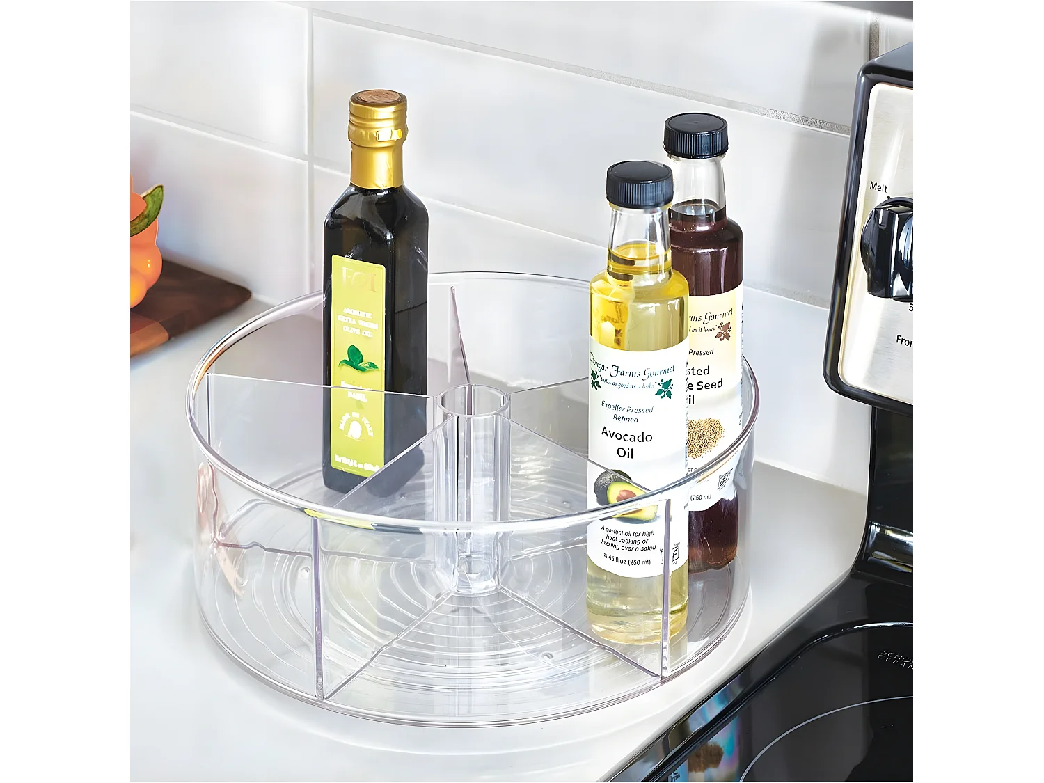 Plastic linus draaitafel met vakverdeling