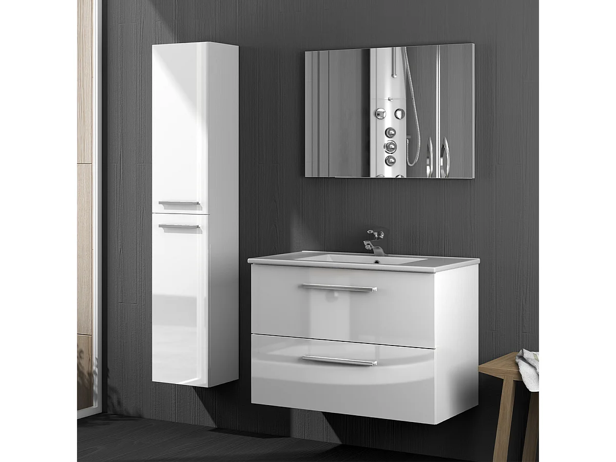 2-drzwiowa kolumna ścienna H140 cm