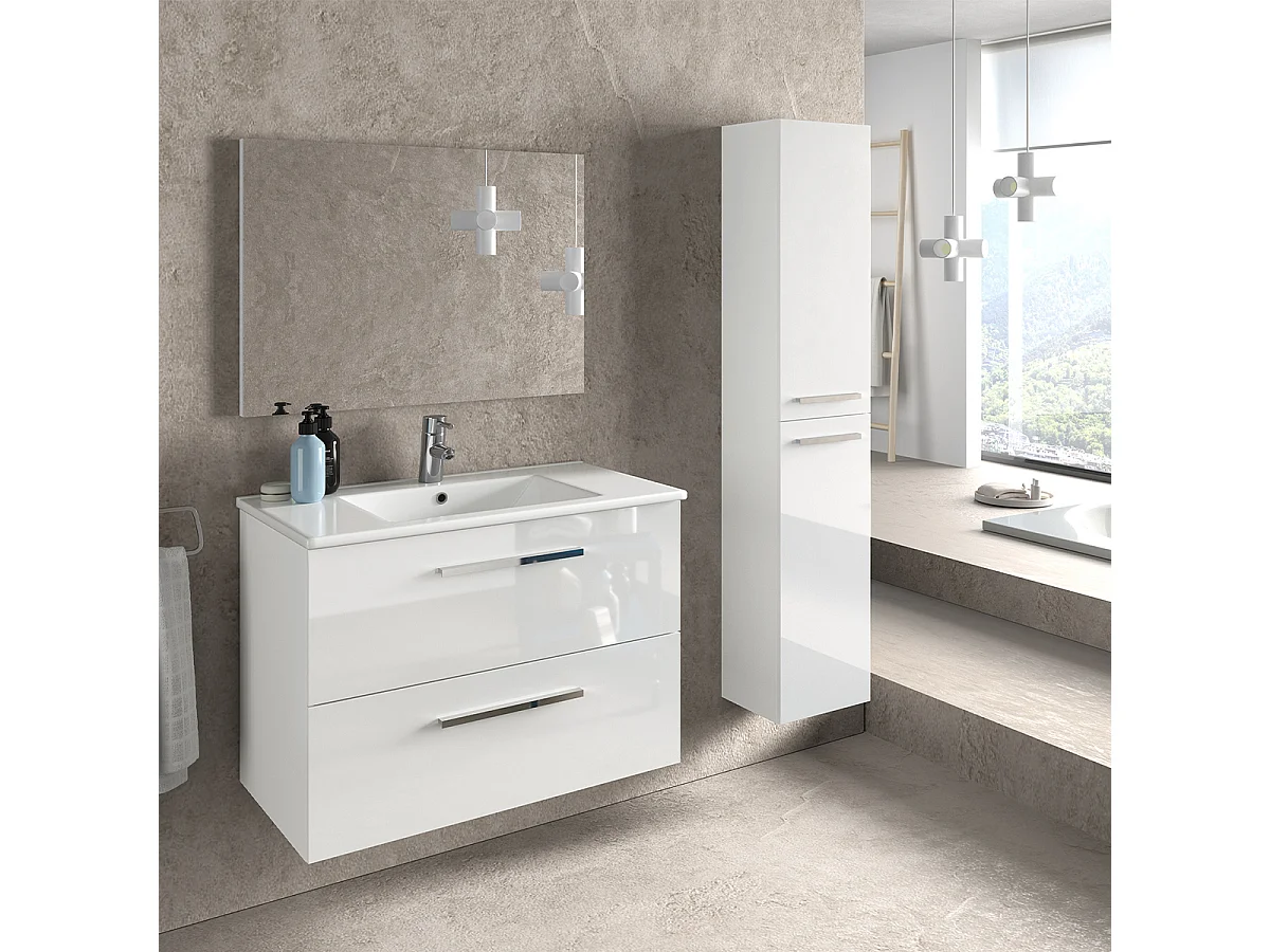 2-drzwiowa kolumna ścienna H140 cm