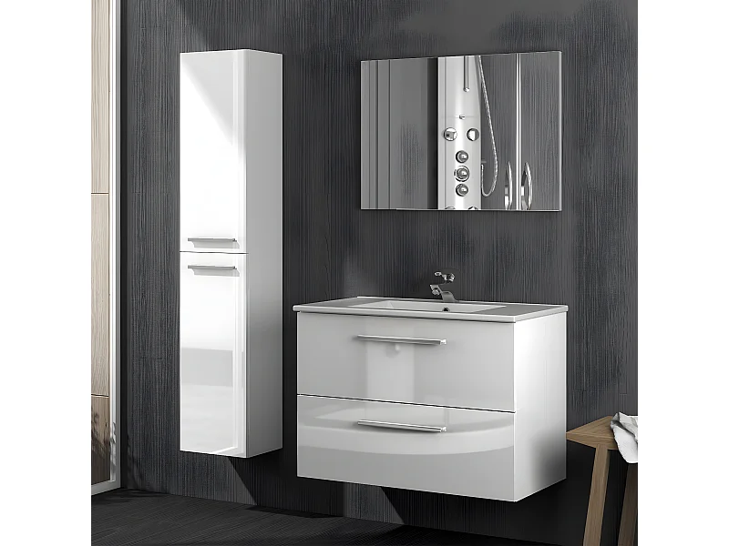 Columna suspendida 2 puertas Al140 cm