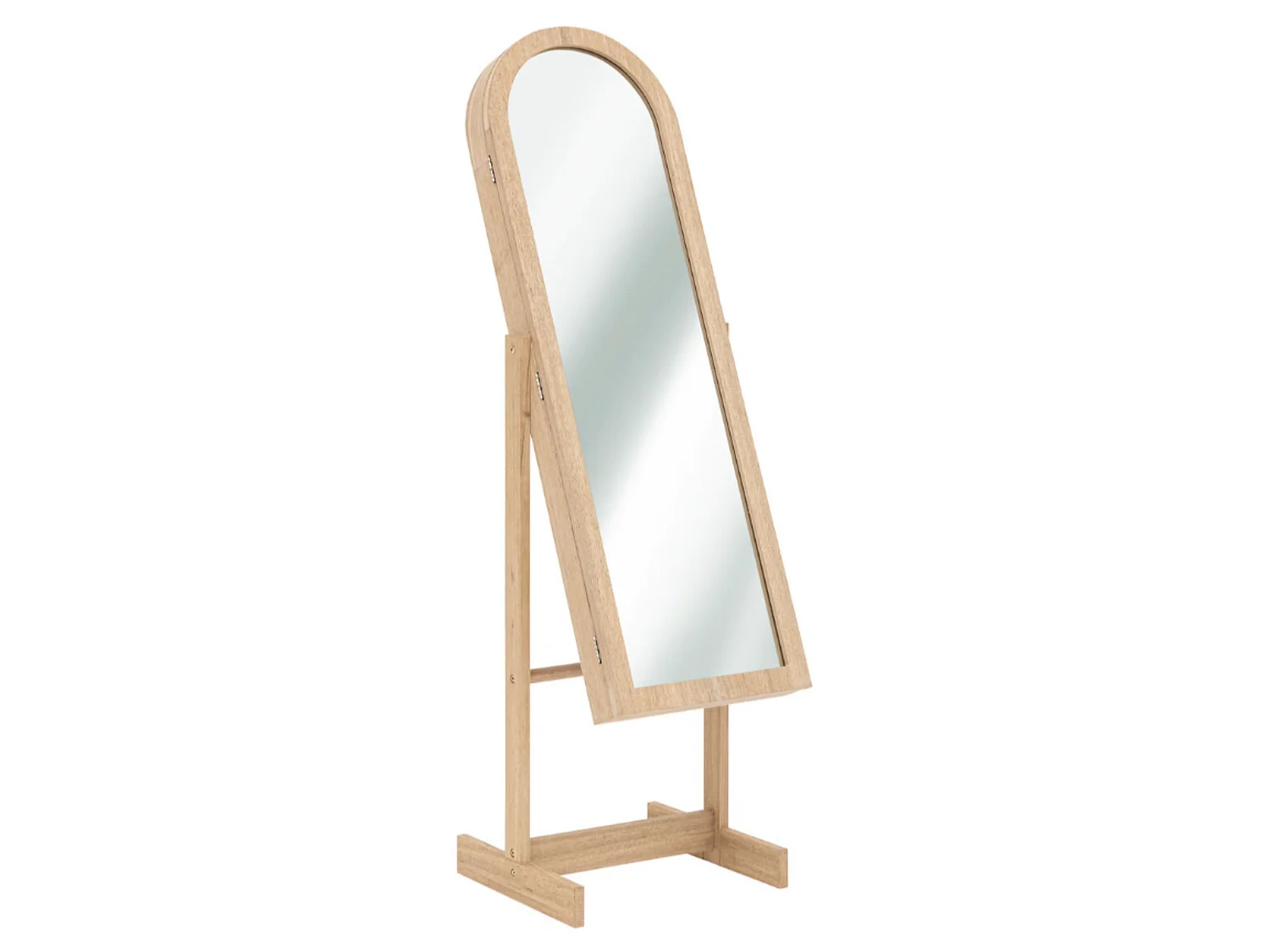 Sieradenspiegel bruin 145x37.5x42cm