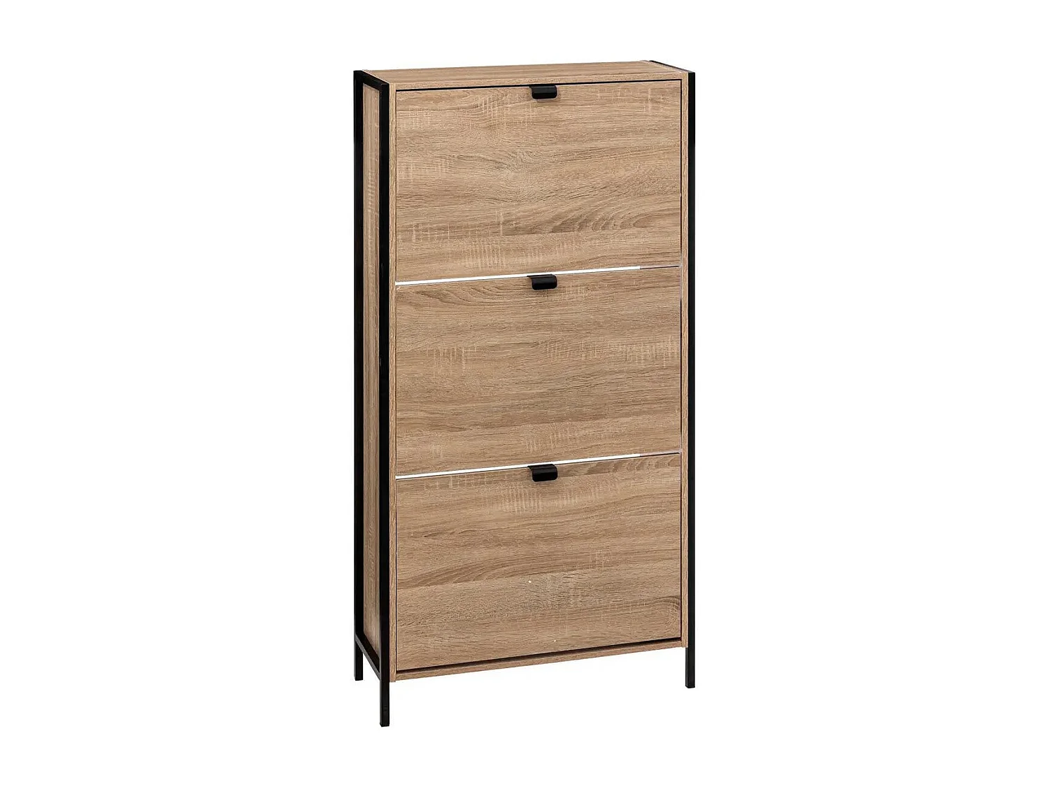 Meuble à Chaussures 3 Tiroirs "Aliaj" 122cm Naturel