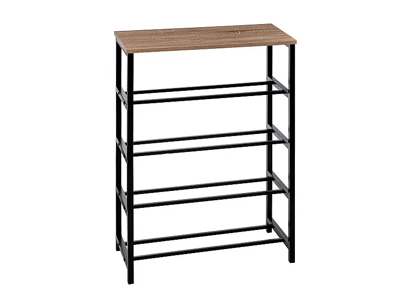 Range-Chaussures Console "Aliaj" 90cm Noir