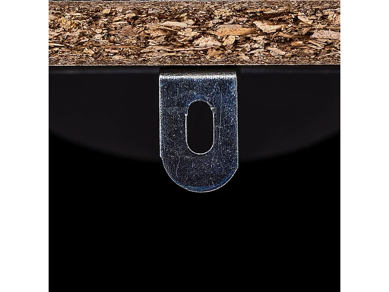 Meuble à Chaussures 3 Tiroirs "Mylan" 119cm Noir