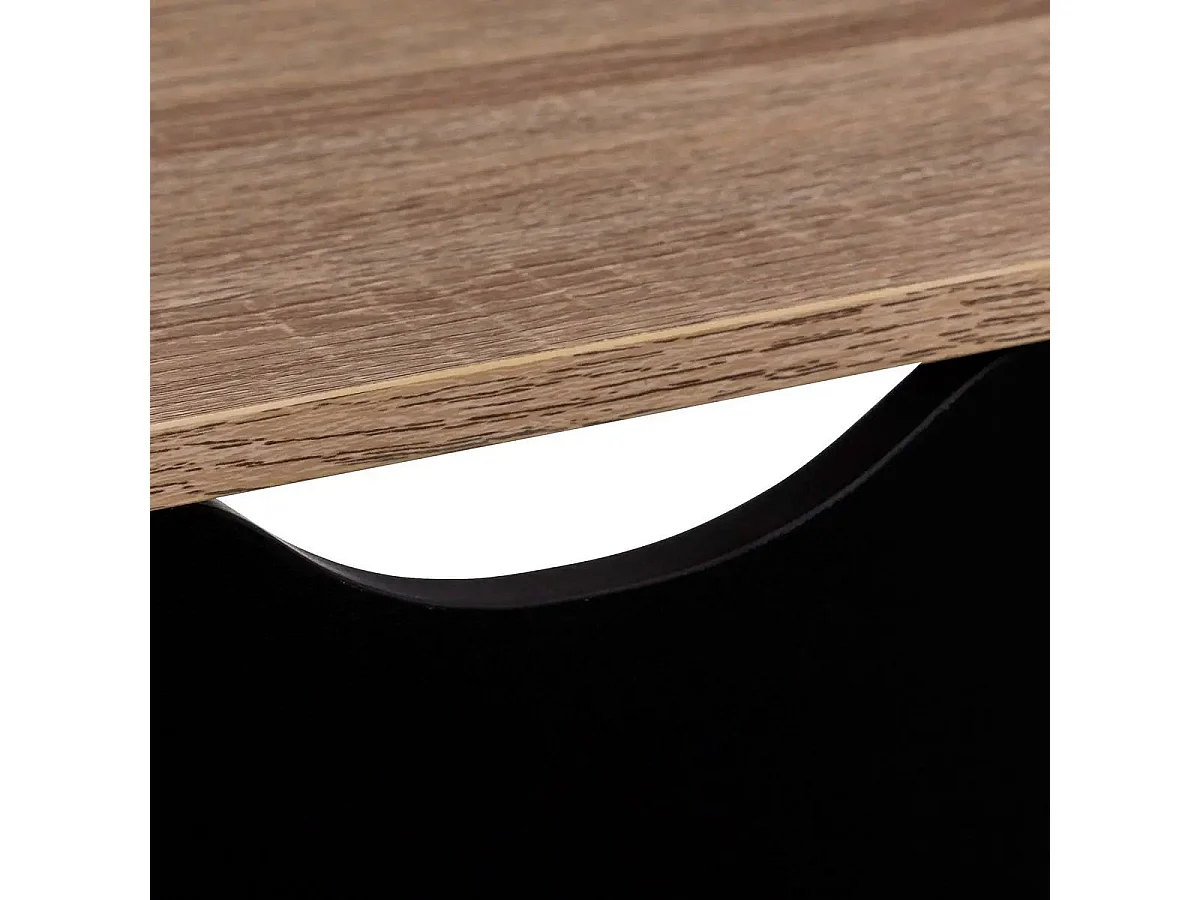 Meuble à Chaussures 3 Tiroirs "Mylan" 119cm Noir