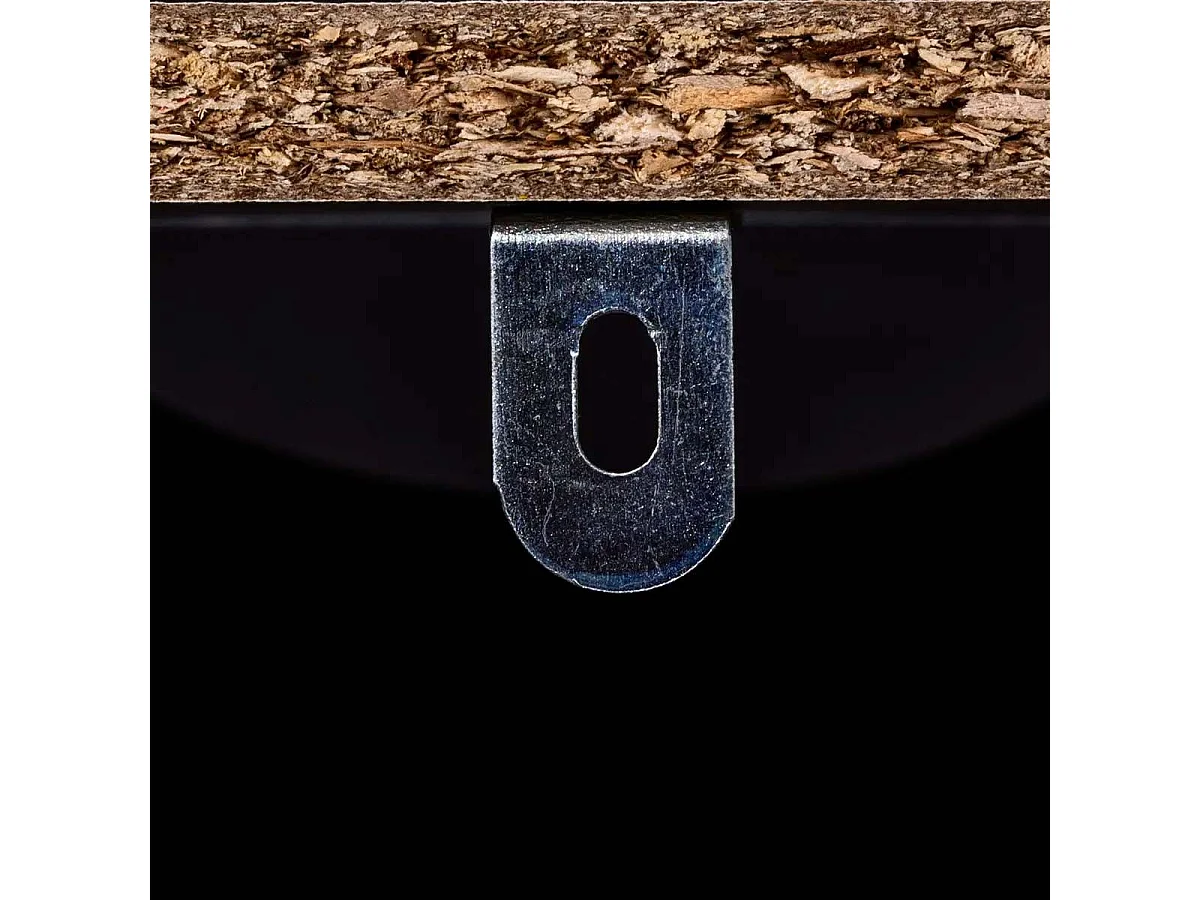 Meuble à Chaussures 3 Tiroirs "Mylan" 119cm Noir