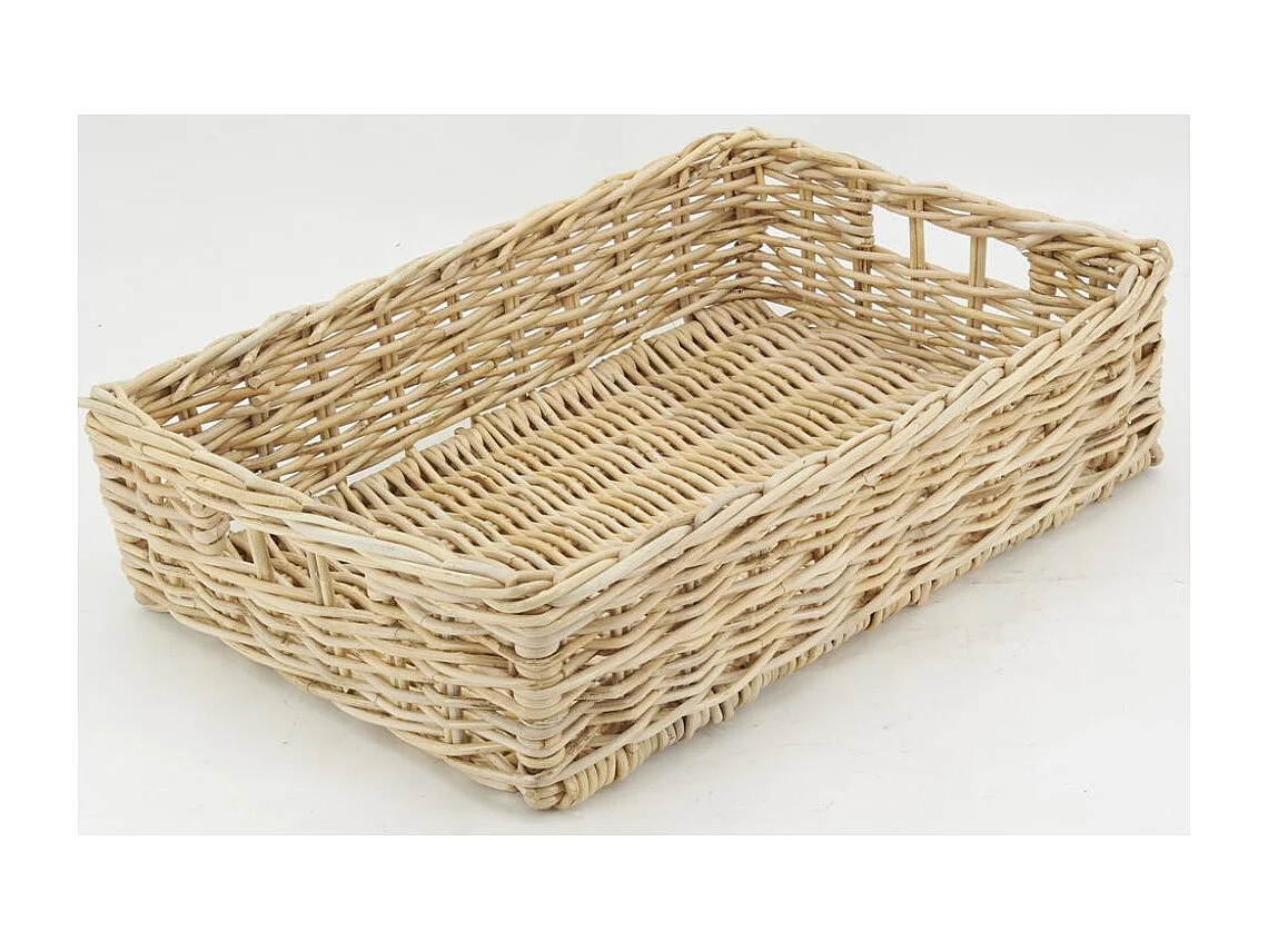 Manne en rotin naturel Grand modèle