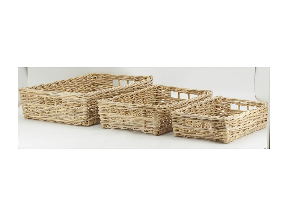 Manne en rotin naturel Grand modèle