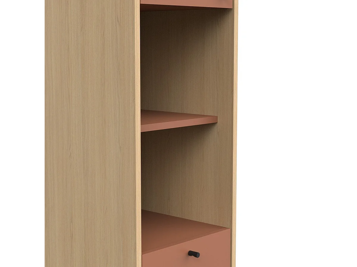 Columna 2 puertas y 1 cajón H201,5 cm - ELISA