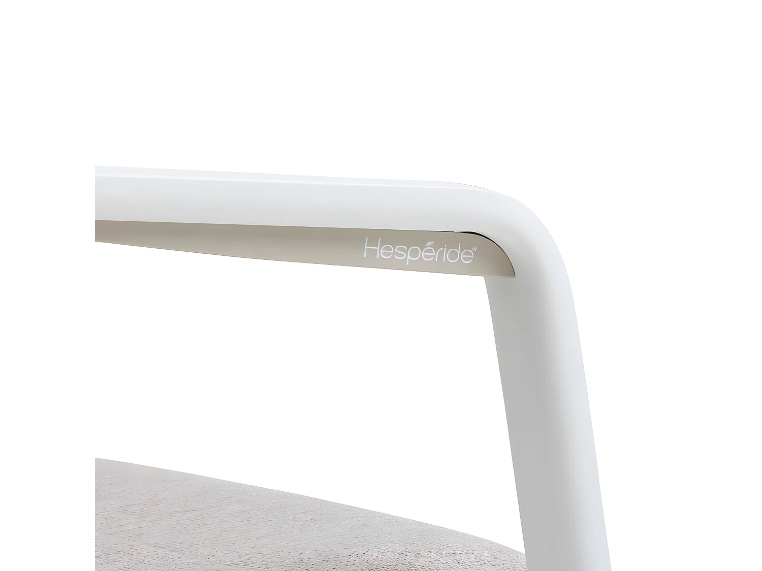 Fauteuil repas extérieur Diese badiane/blanc Hespéride