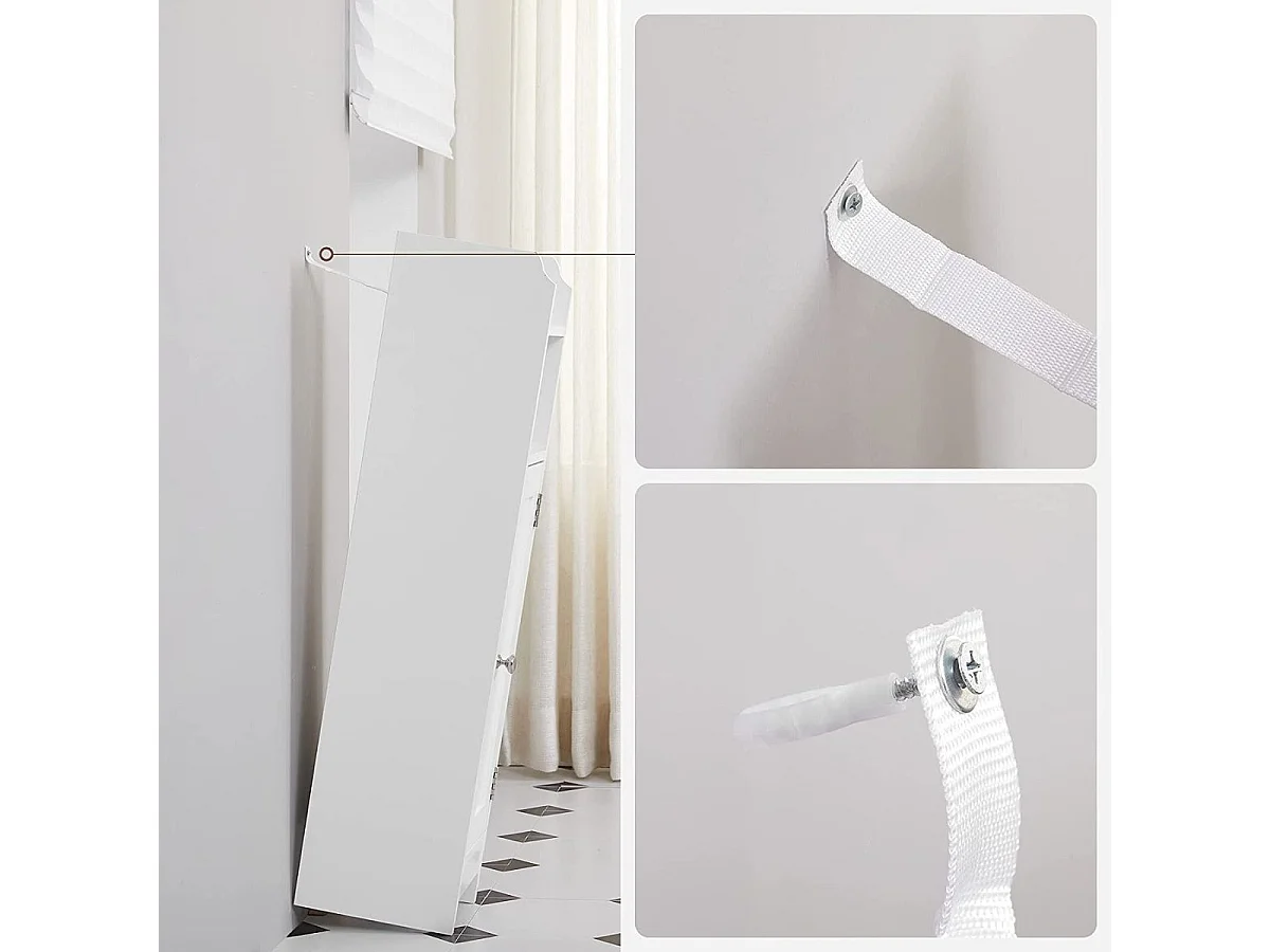 Mały schowek 1 wnęka, 1 drzwiczki, 1 półka - wys. 80 cm