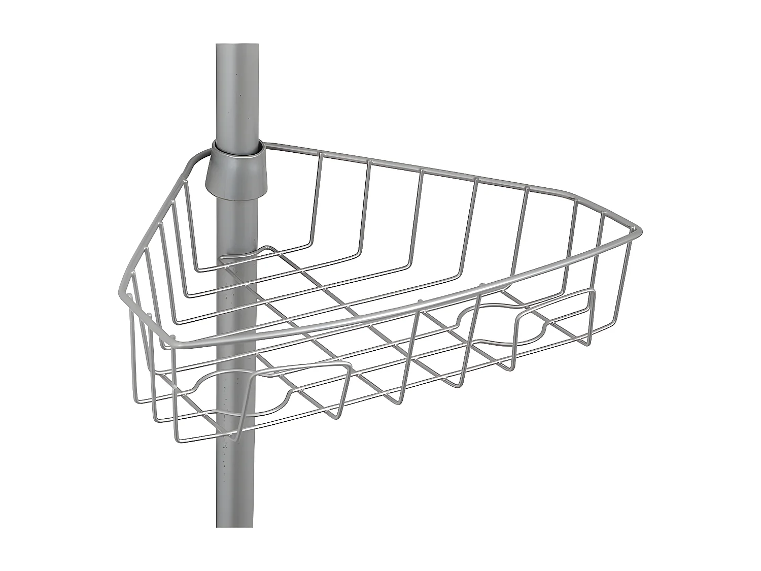 Colonne télescopique 4 paniers Gris