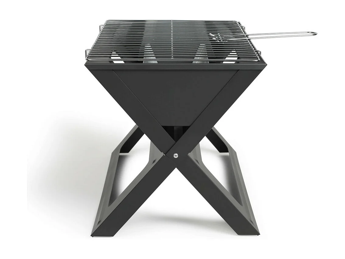 Barbecue à charbon pliable noir