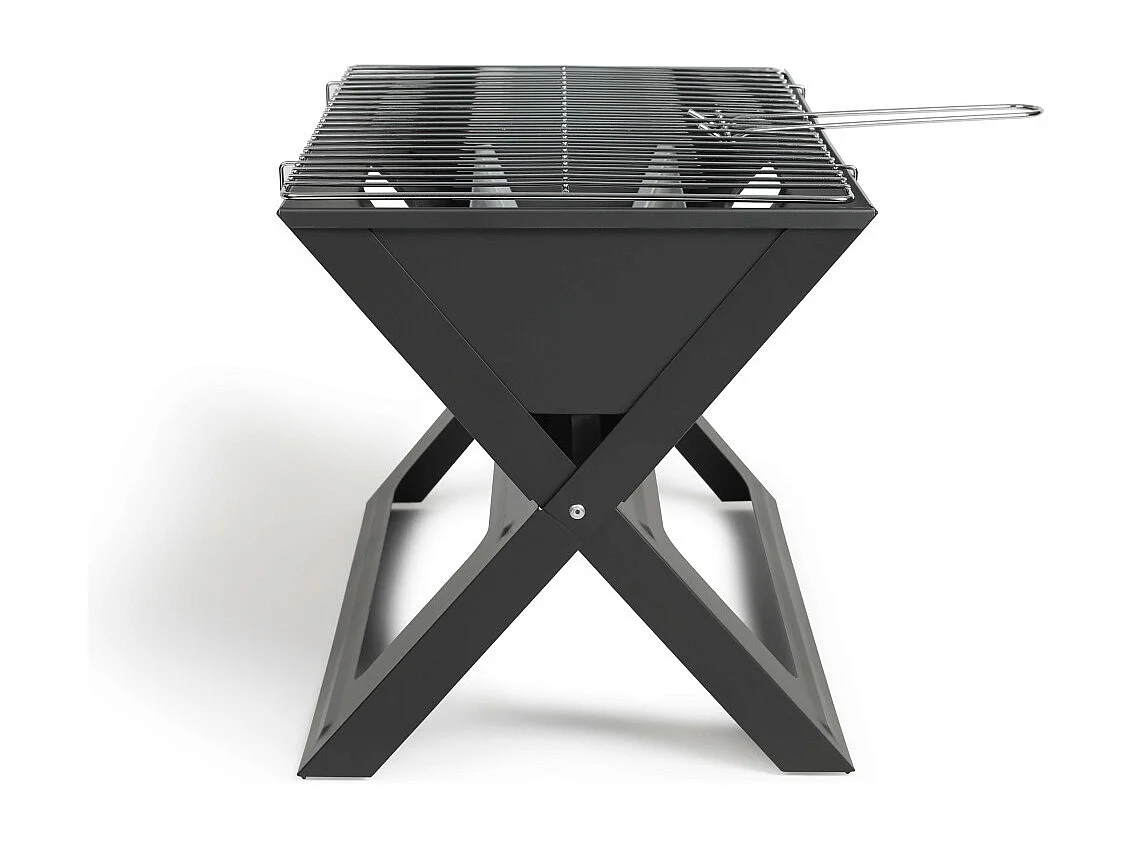 Barbecue à charbon pliable noir