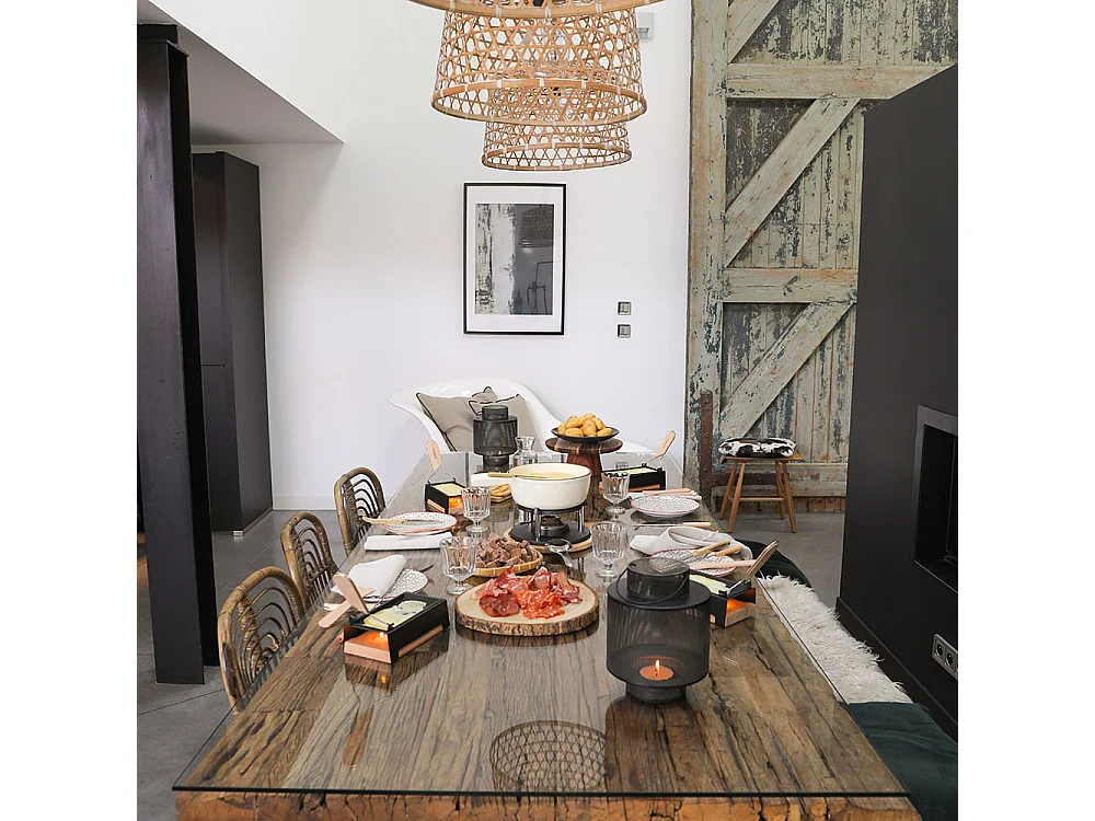 Appareil à raclette 1 ou 2 personnes à la Bougie