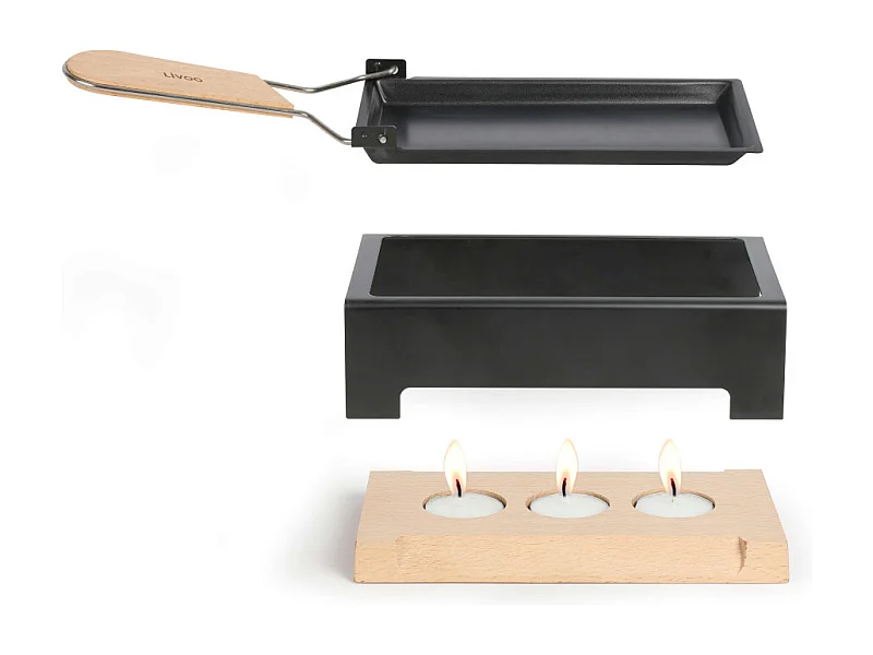 Appareil à raclette 1 ou 2 personnes à la Bougie