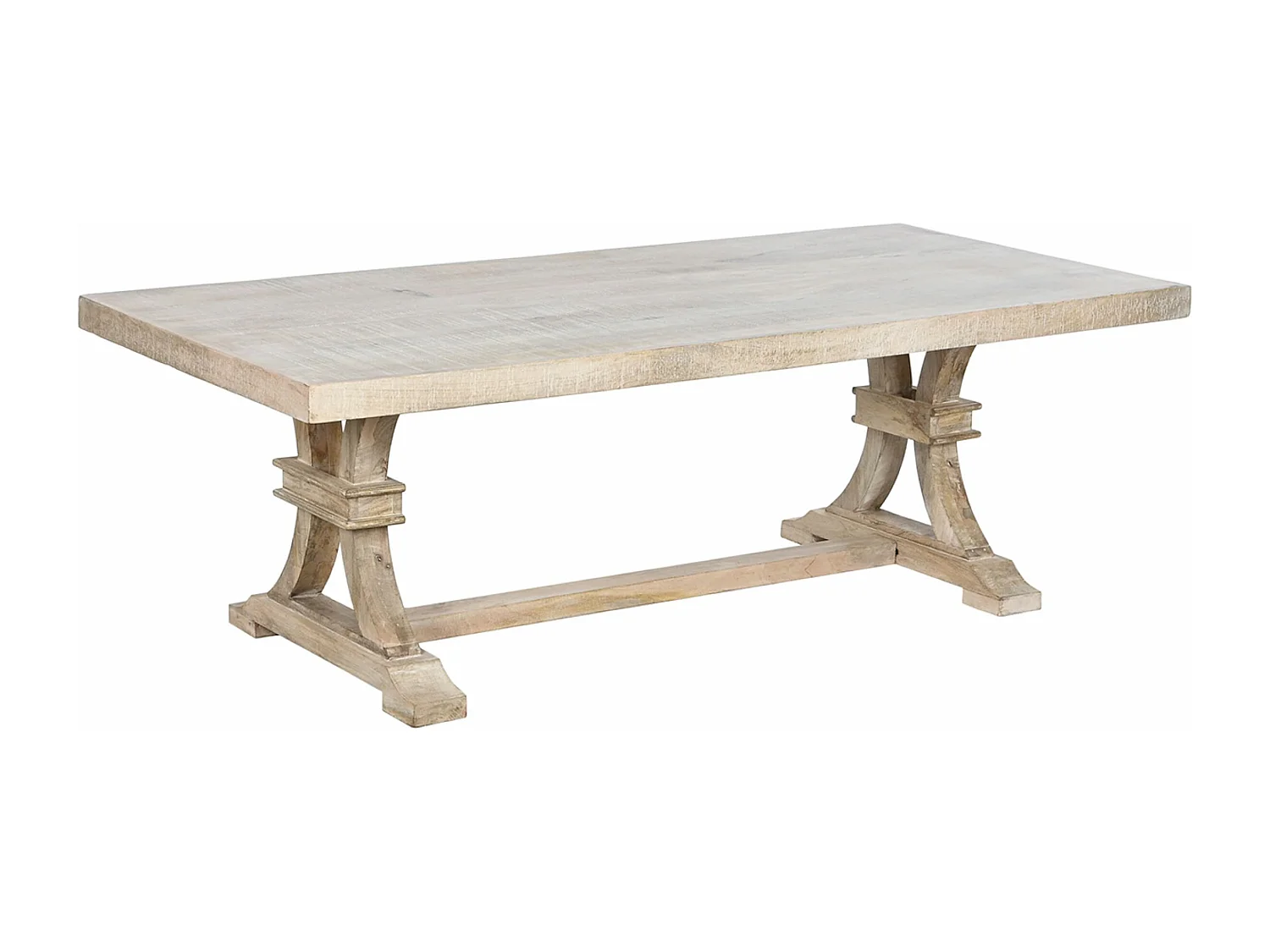 Table basse en bois de manguier coloris naturel - longueur 150 x profondeur 70 x Hauteur 50 cm