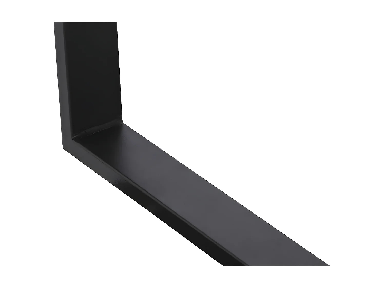 Table à manger, table de repas rectangulaire en bois coloris marron et fer noir - longueur 160 x profondeur 90 x Hauteur 75 cm