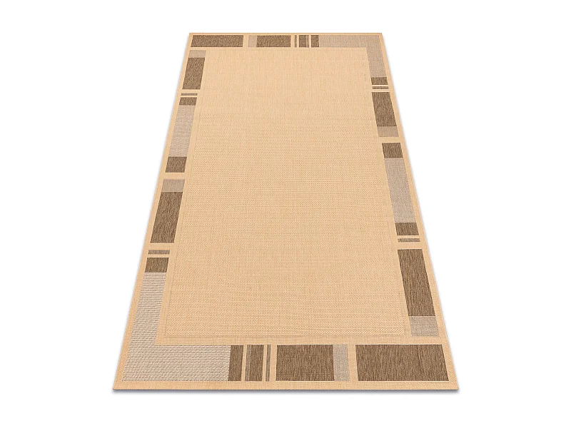 TAPIS EN CORDE SIZAL FLOORLUX 20195 mais / café 200x290 cm