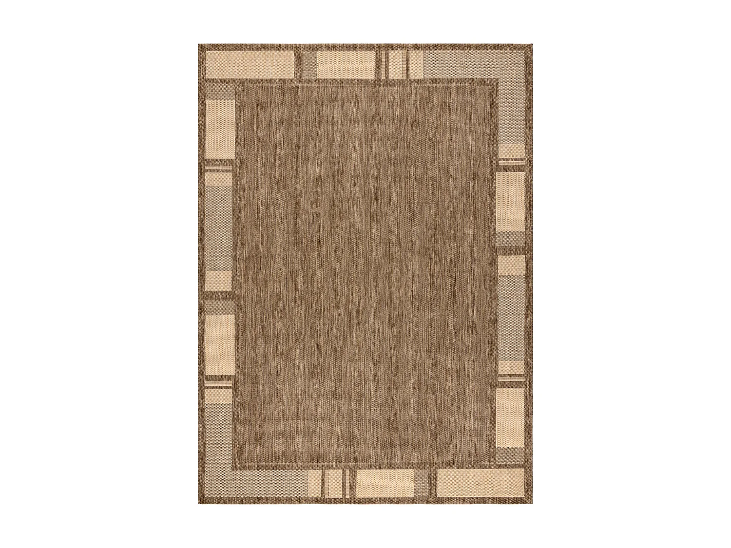TAPIS EN CORDE SIZAL FLOORLUX 20195 café / mais 60x110 cm