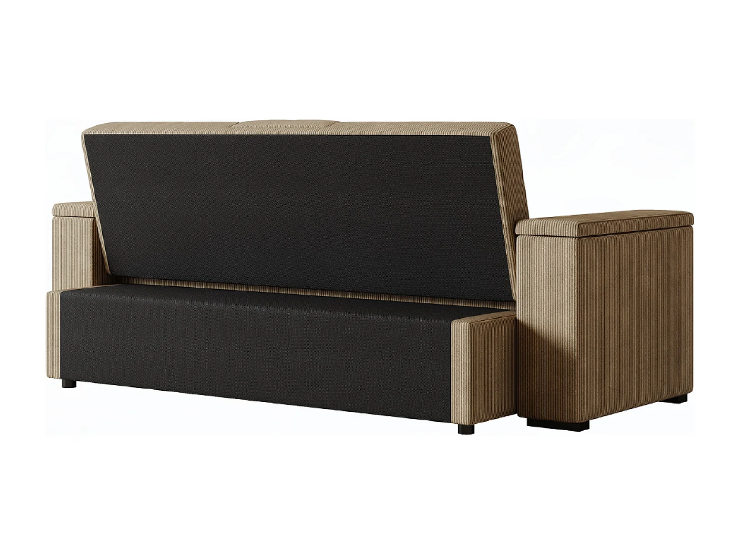 Sofá cama 3 plazas de pana beige NOHO