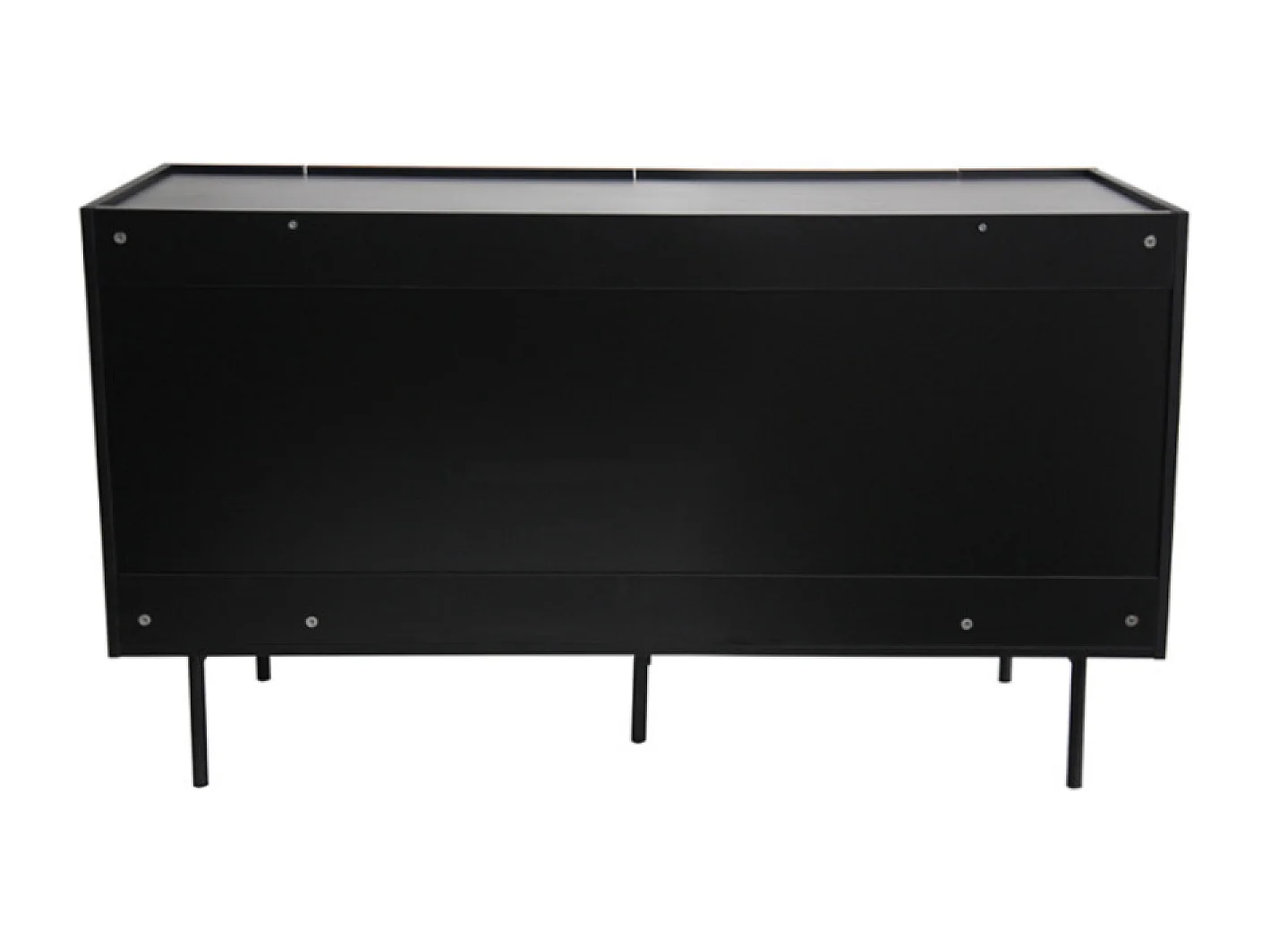 Vintage Notenhouten Buffet 120cm met Opbergruimte - Retro en Elegant