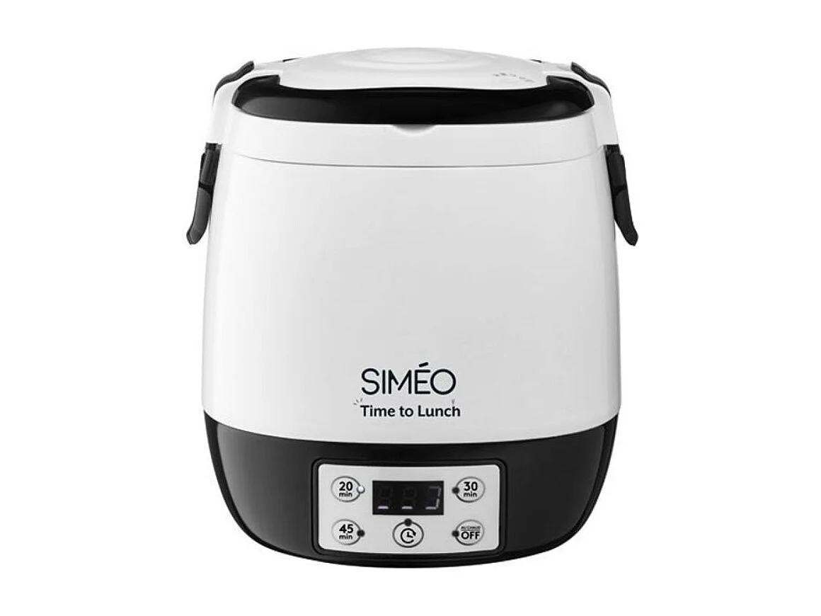 Lunch-box électrique 300 W noir et blanc