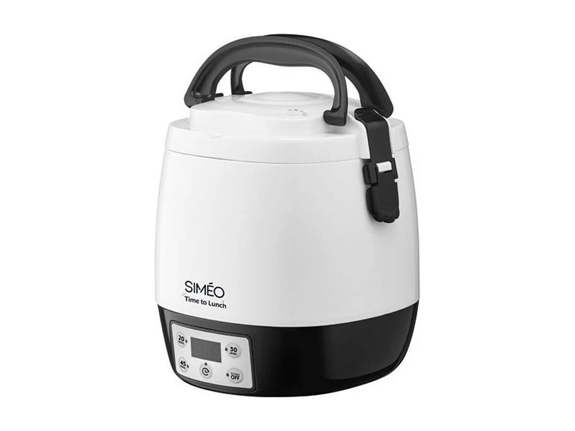 Lunch-box électrique 300 W noir et blanc