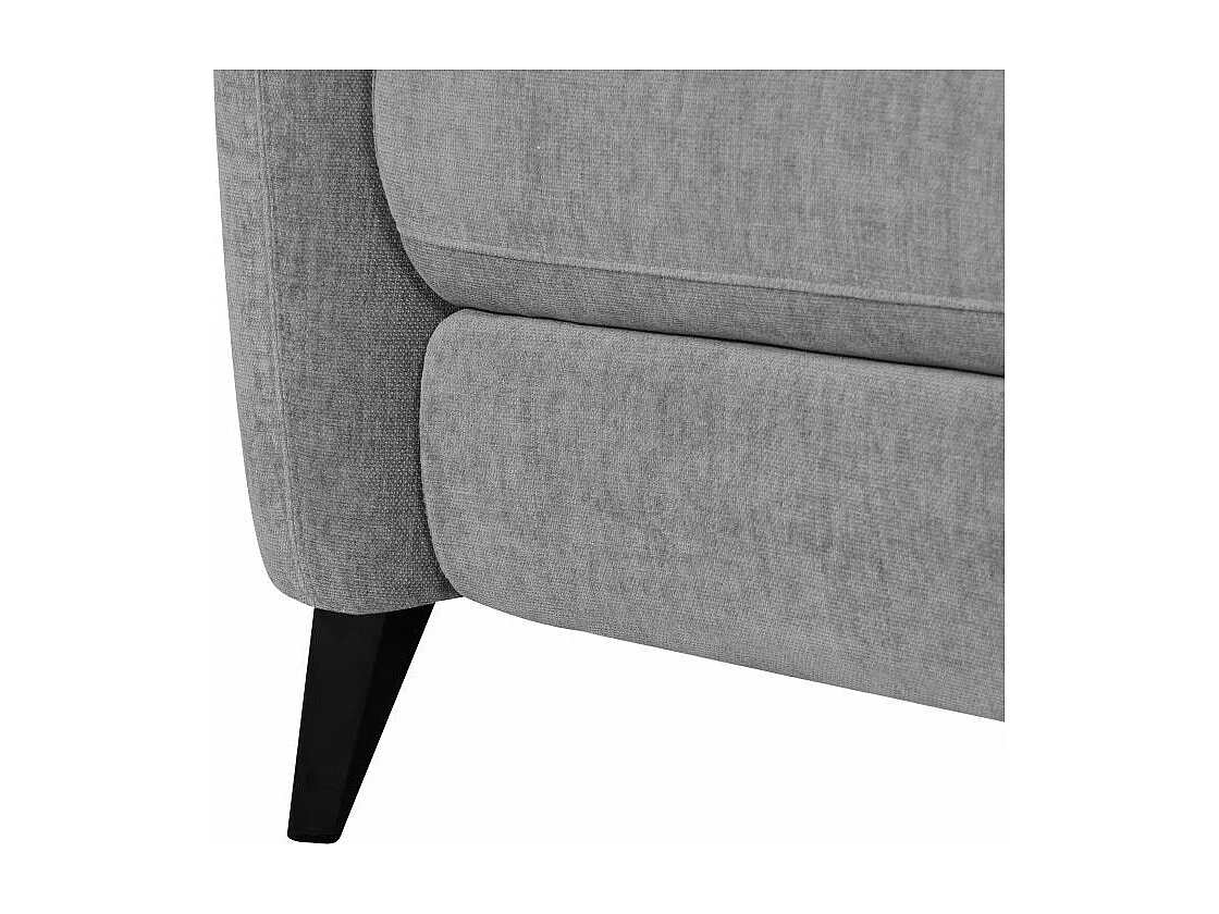 Canapé de relaxation électrique 2 places Olmia en tissu - Gris - L160 x P104 x H73cm - Loungitude