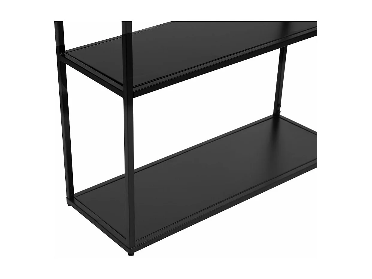 Etagère FILAR en métal - 75 x 27 x 154 cm - Noir