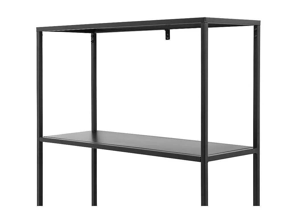 Etagère FILAR en métal - 75 x 27 x 154 cm - Noir