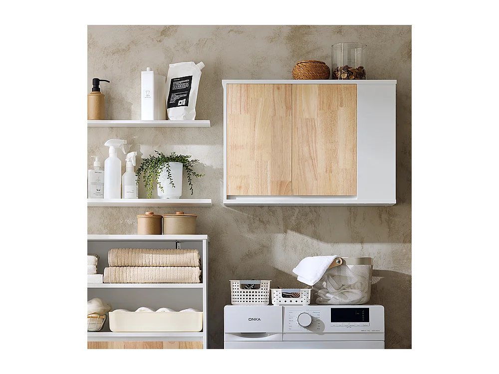 SoBuy Hängeschrank BZR144-WN