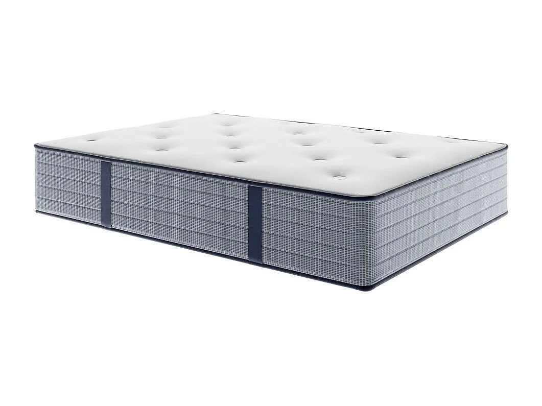 Matelas à mémoire de forme HANSEN + ressorts ensachés - 33cm d'épaisseur - 160 x 200cm
