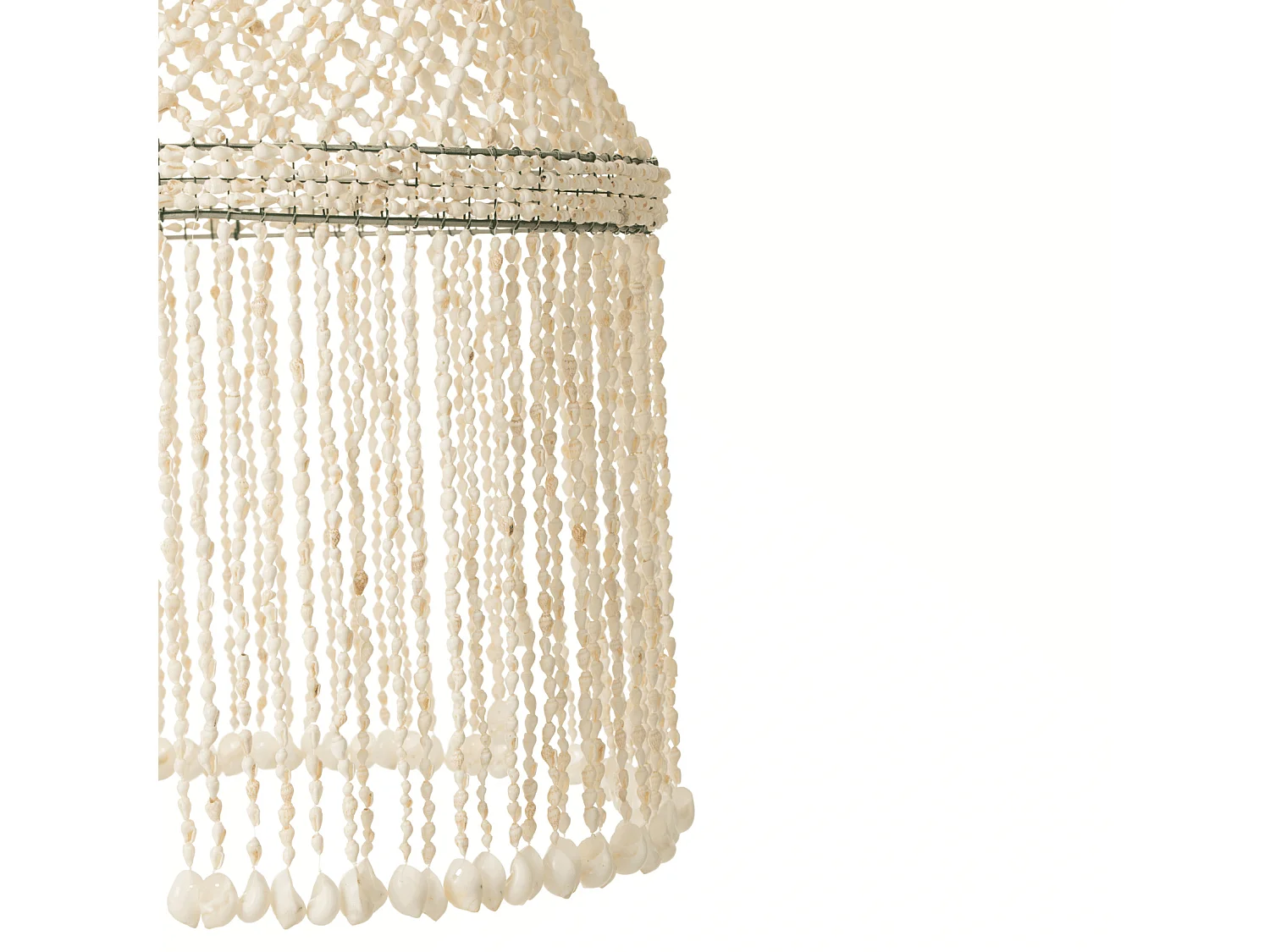 Lampe Suspension Coquillage "Lisa" 128cm Naturel