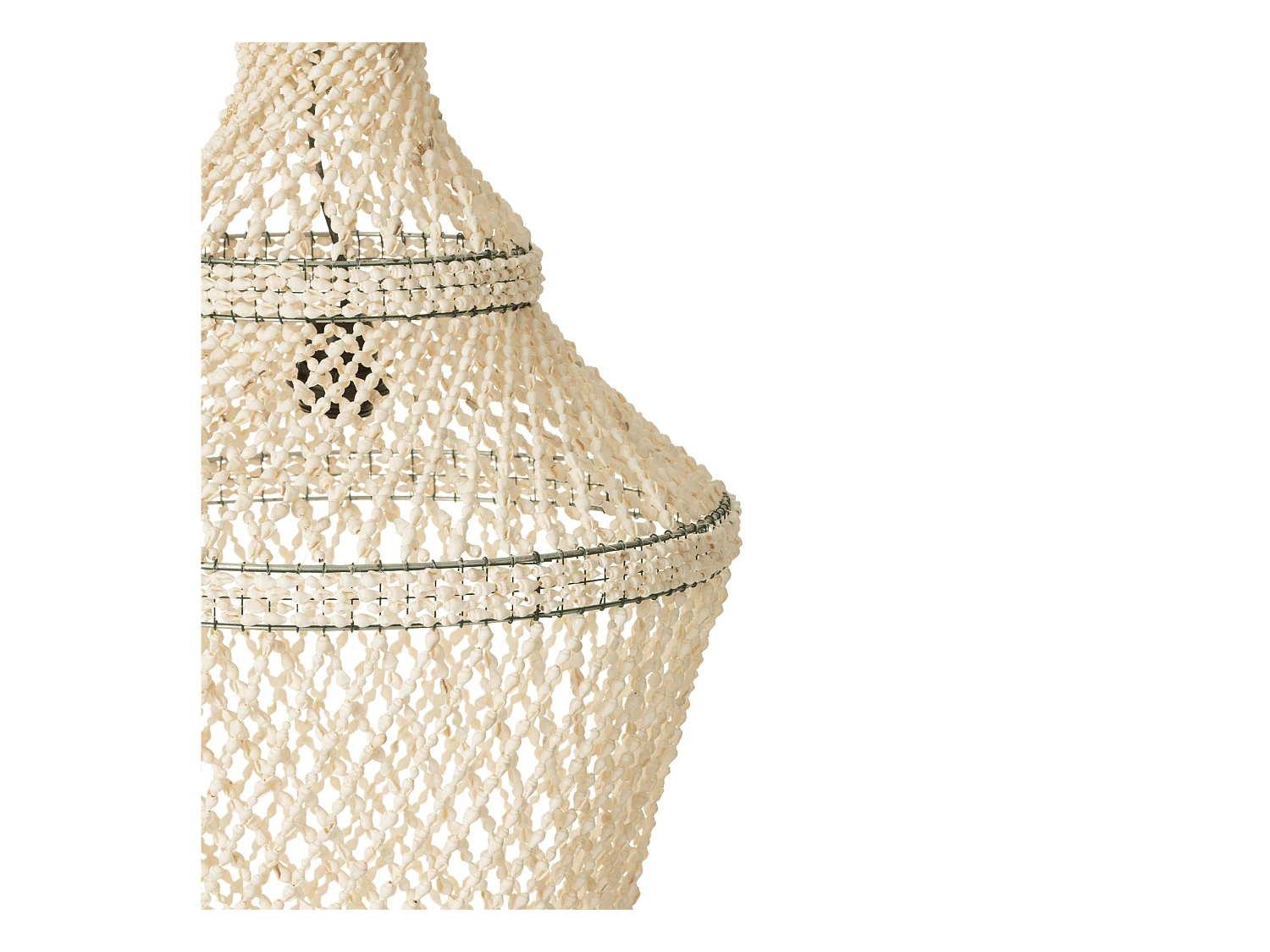 Lampe Suspension Coquillage "Lisa" 128cm Naturel