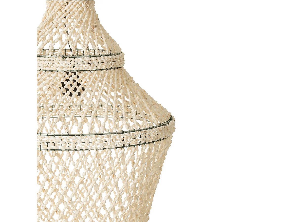 Lampe Suspension Coquillage "Lisa" 128cm Naturel