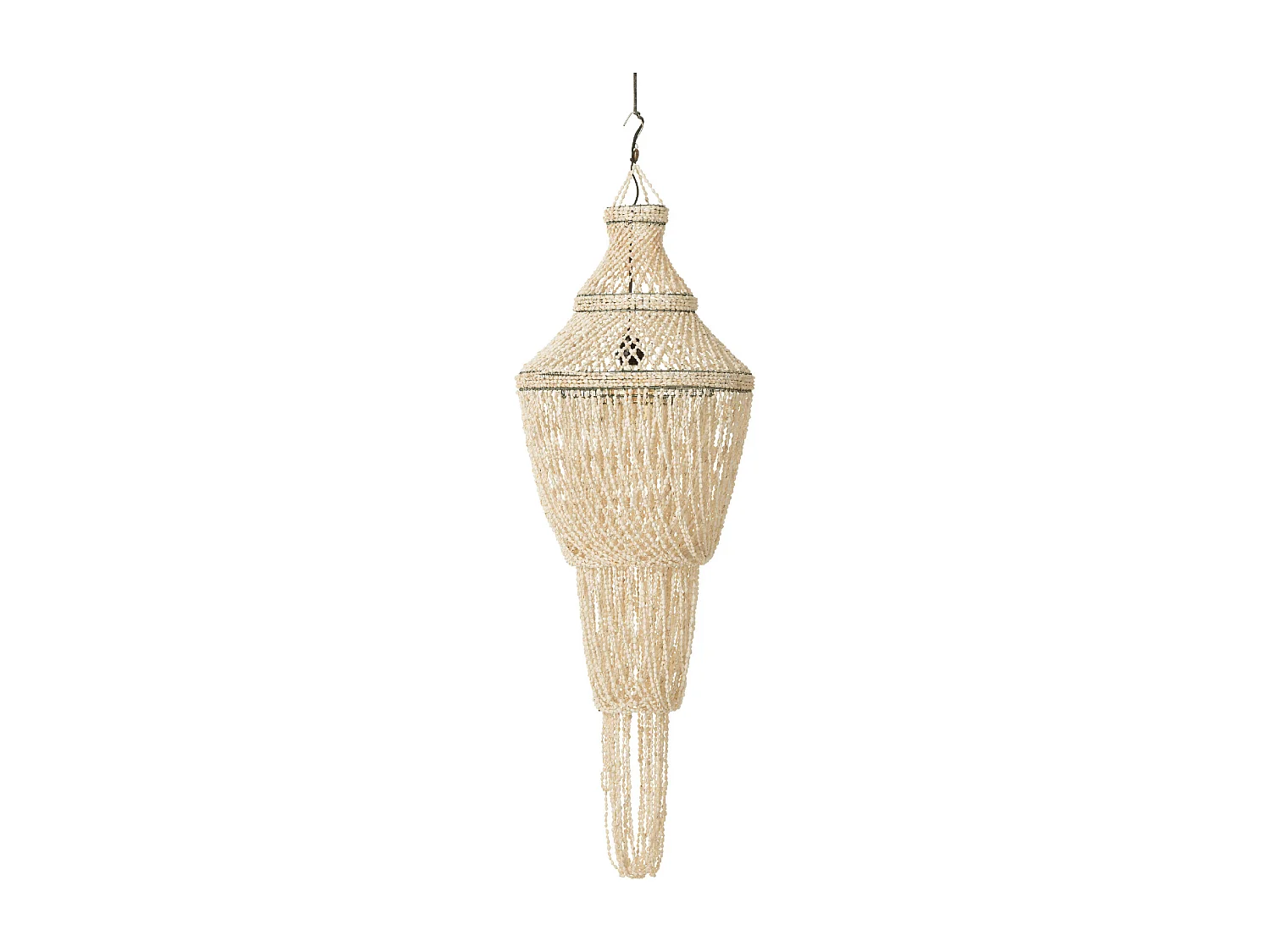 Lampe Suspension Coquillage "Daisy" 176cm Naturel