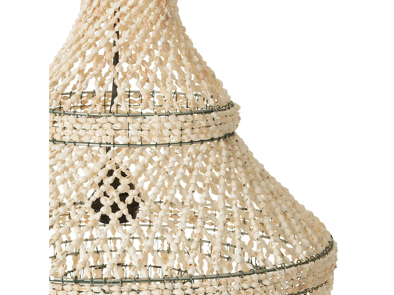 Lampe Suspension Coquillage "Daisy" 176cm Naturel