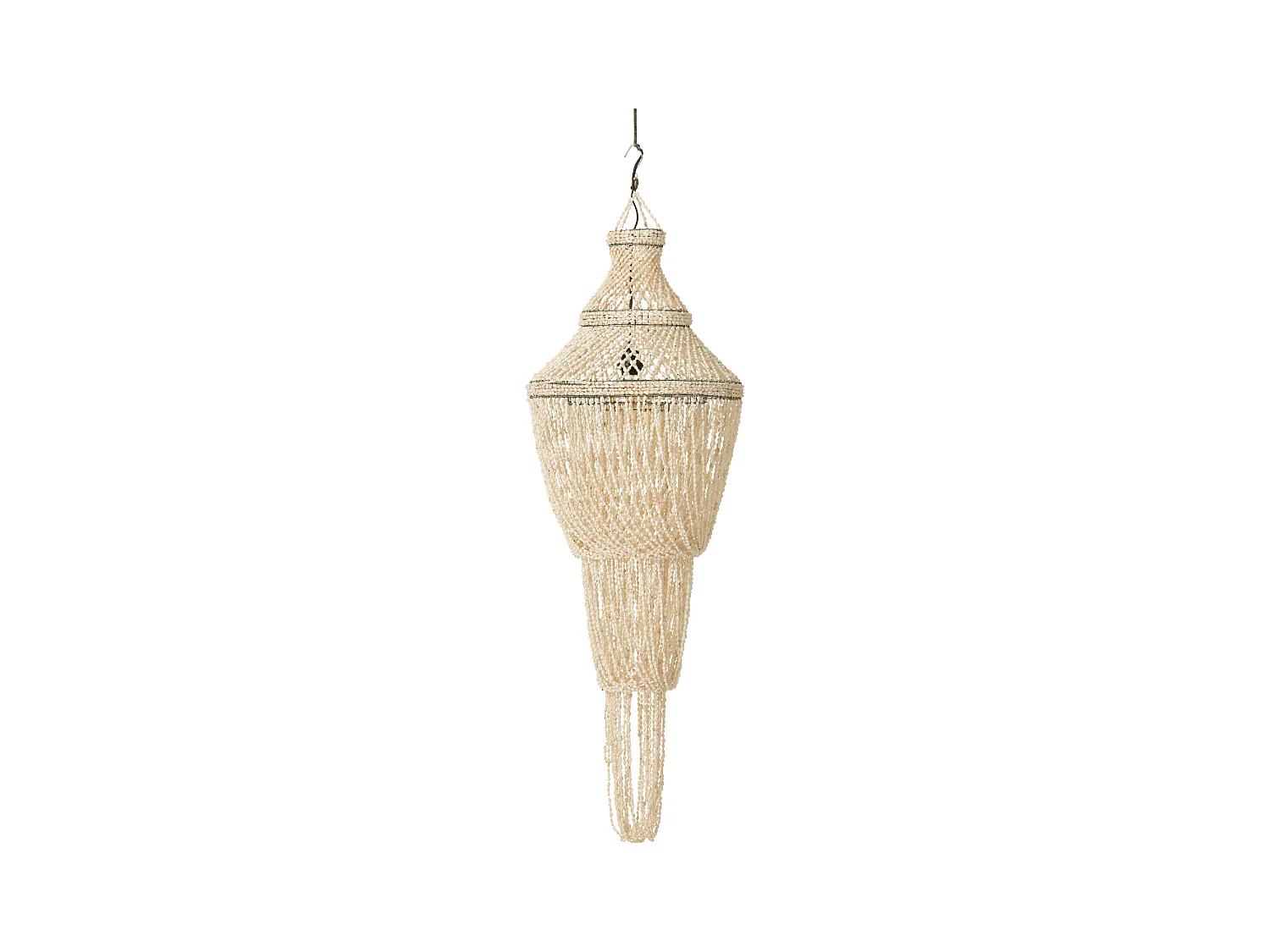 Lampe Suspension Coquillage "Daisy" 176cm Naturel