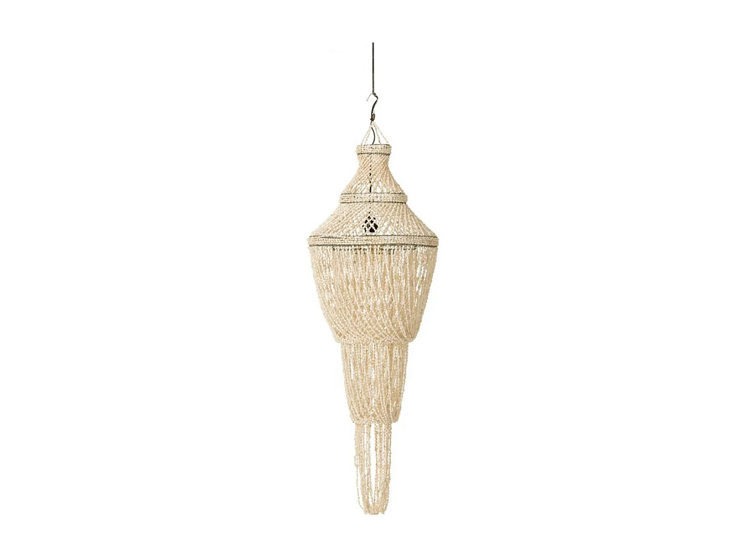 Lampe Suspension Coquillage "Daisy" 176cm Naturel