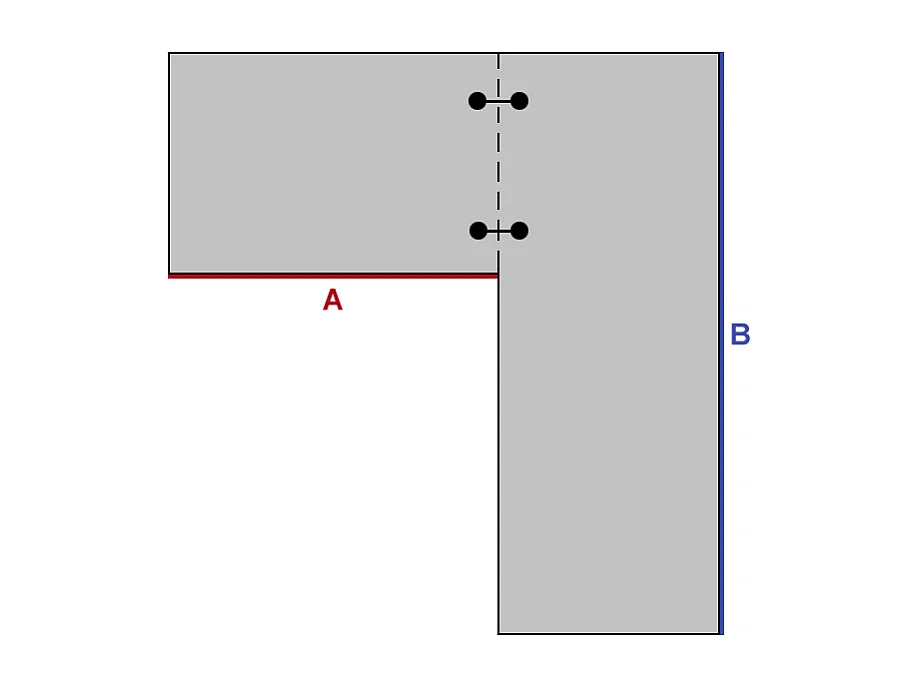 WINKELKÜCHE Kvantum weiß matt, Arbeitsplatte Eiche Sonoma  270 / 230 / 207cm 11-teilig