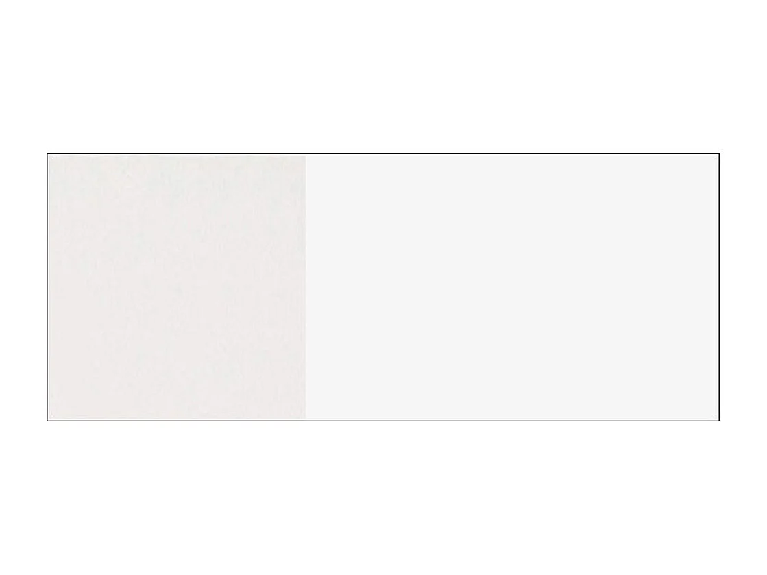 KÜCHENLEERBLOCK Napoli weiß matt / RAL 9016 verkehrsweiß (K5) 420 / 59 / 207cm 12-teilig