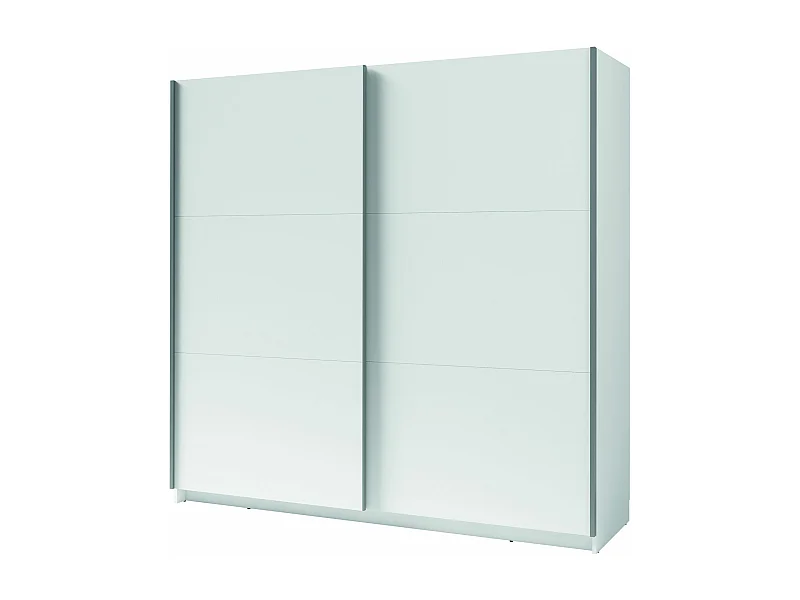 SCHWEBETÜRENSCHRANK Arsala weiß 200 cm / 62 cm / 207 cm