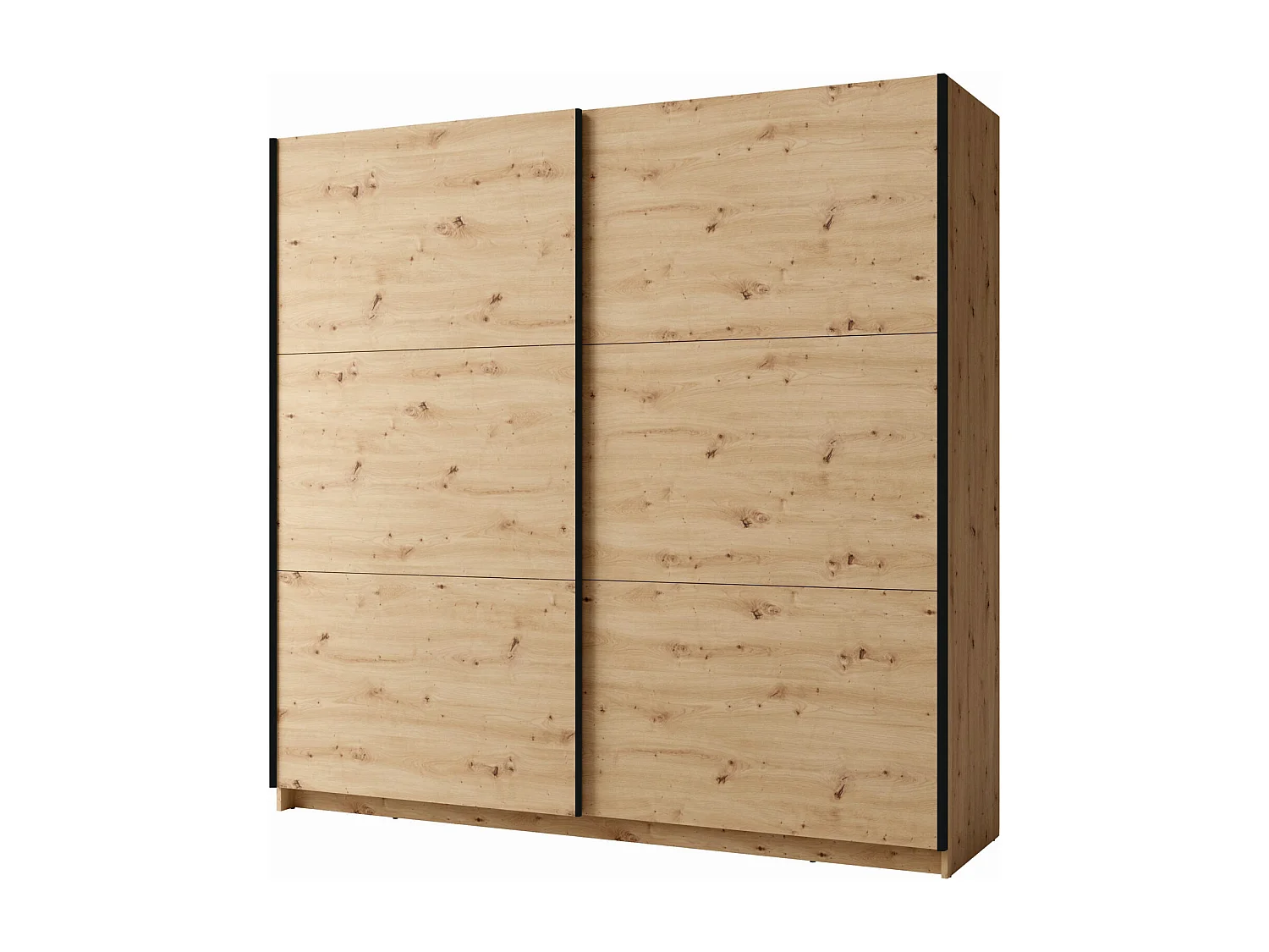 SCHWEBETÜRENSCHRANK Arsala artisan eiche 200 cm / 62 cm / 207 cm