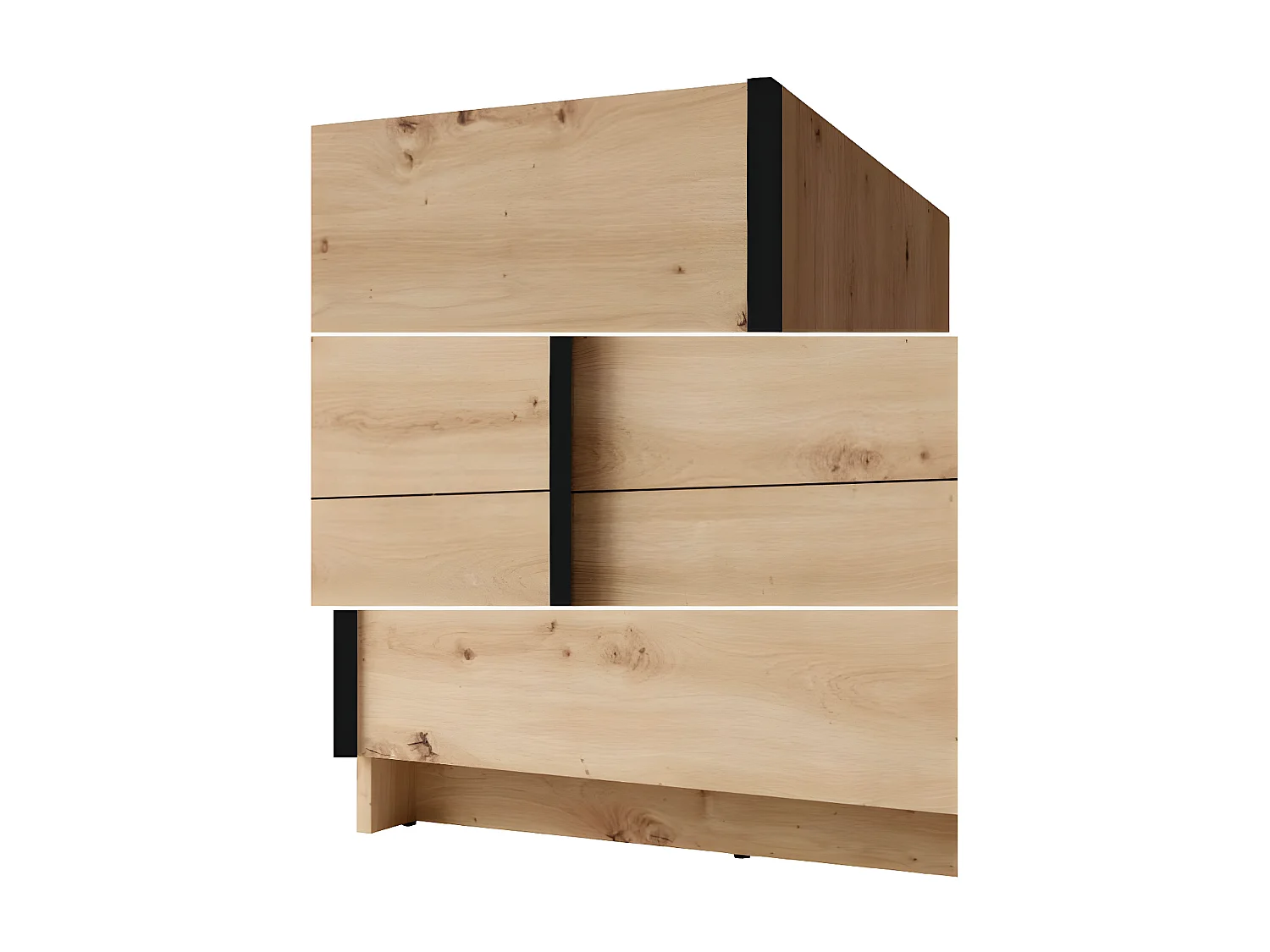 SCHWEBETÜRENSCHRANK Arsala artisan eiche 200 cm / 62 cm / 207 cm