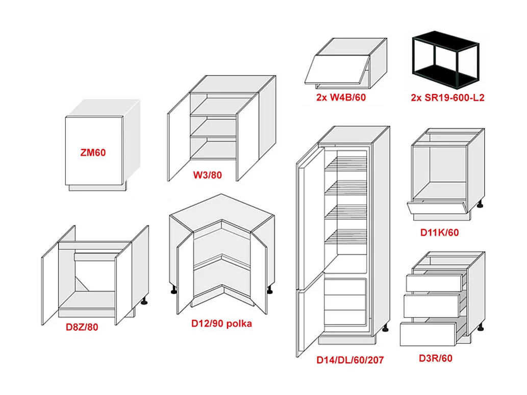 WINKELKÜCHE Essen lava matt / schwarz Hochglanz & Matt ; Arbeitsplatte Eiche Sonoma 290 / 210 / 207cm 11-teilig