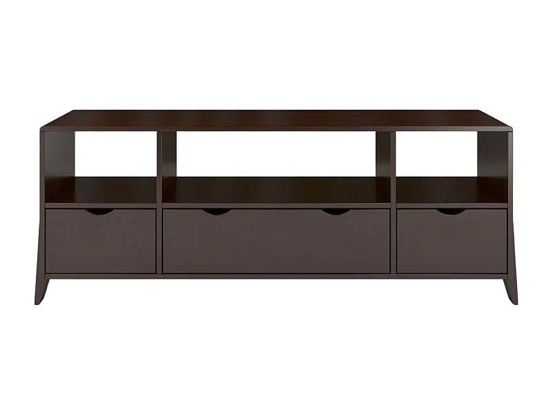 Drewniana szafka Rtv bukowa Gdynia na nóżkach/Palisander