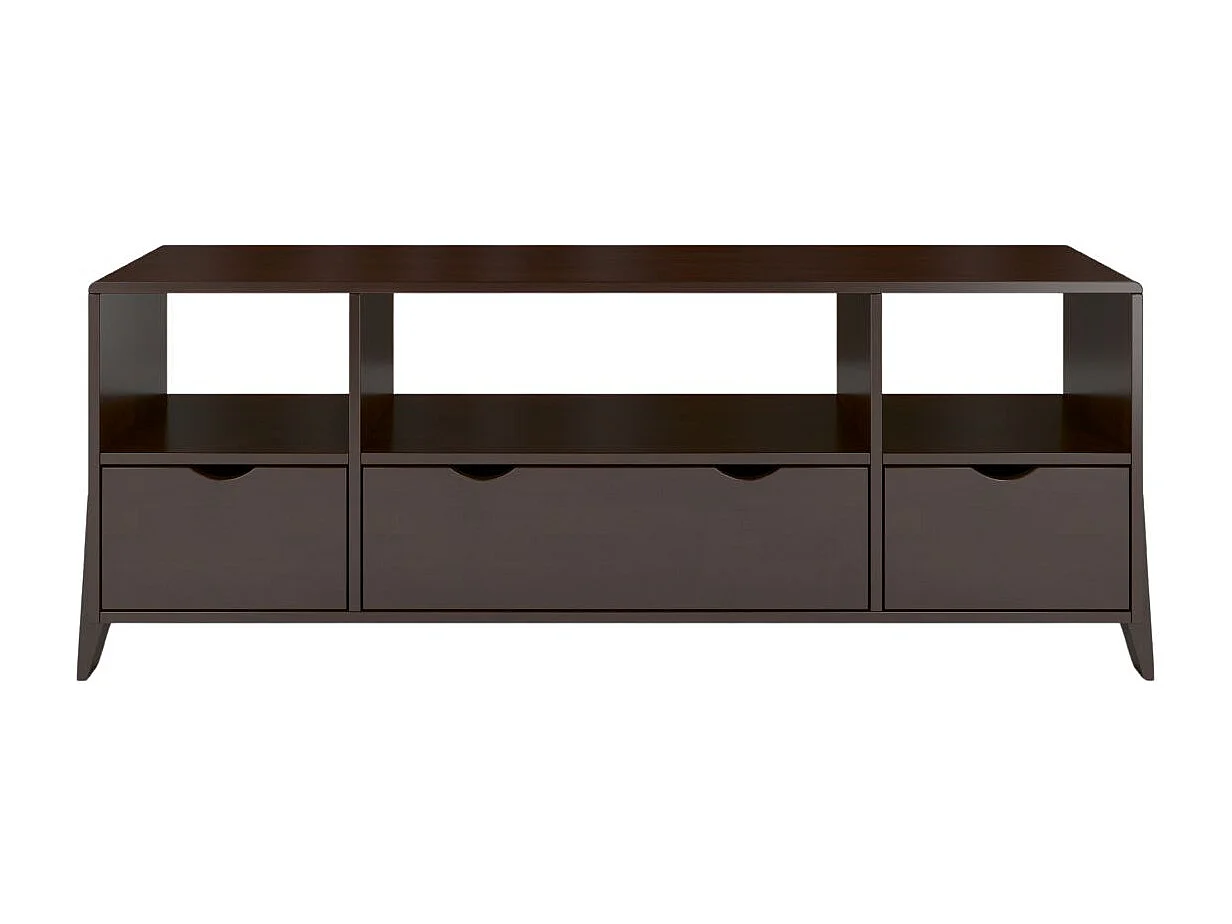 Meuble tv en bois de hêtre VISBY GDYNIA sur pieds / palissandre