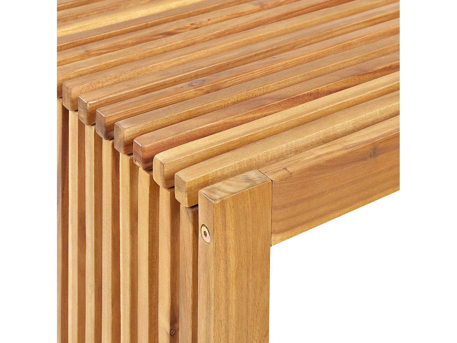 Stół ogrodowy BELLANO 70 cm 120 cm Drewno akacjowe Brązowy